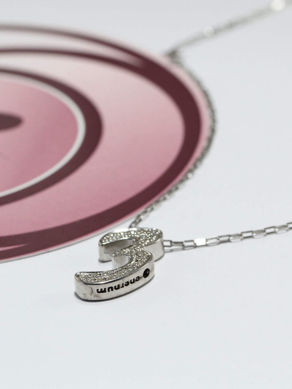 3 Pequeño Circon & Cadena de plata